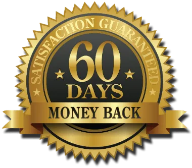 60-Day Money Back Guarantee Seal